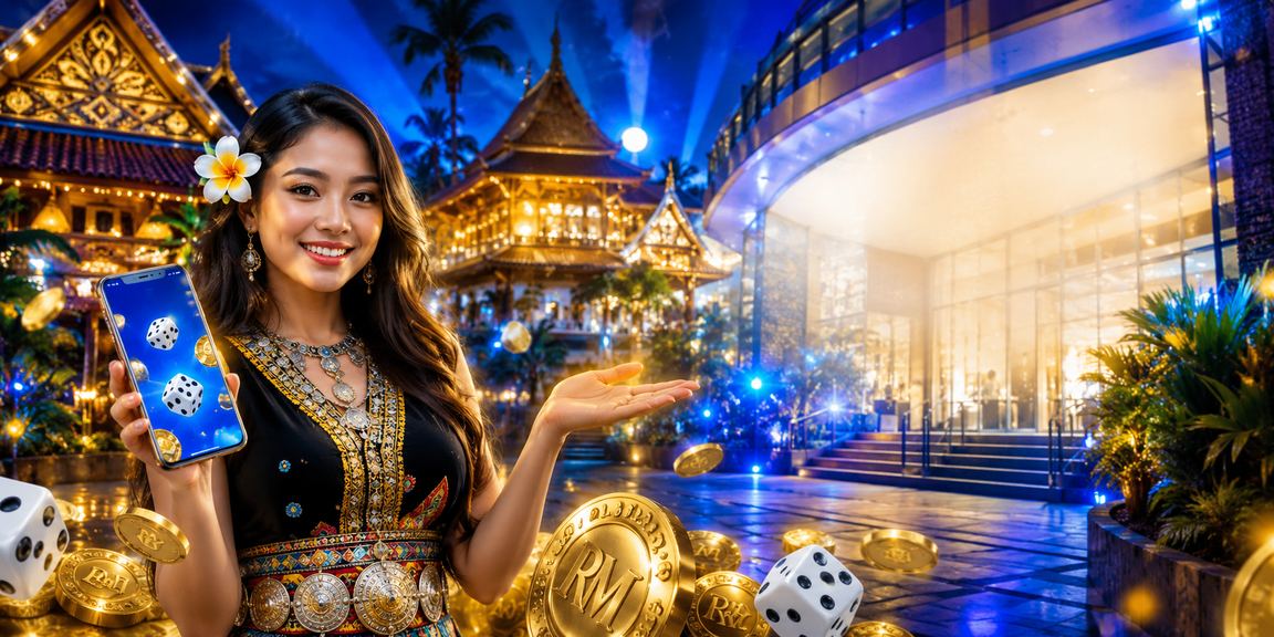 Pemain Sarawak menikmati permainan hiburan dalam talian srk250rd bergaya Melayu